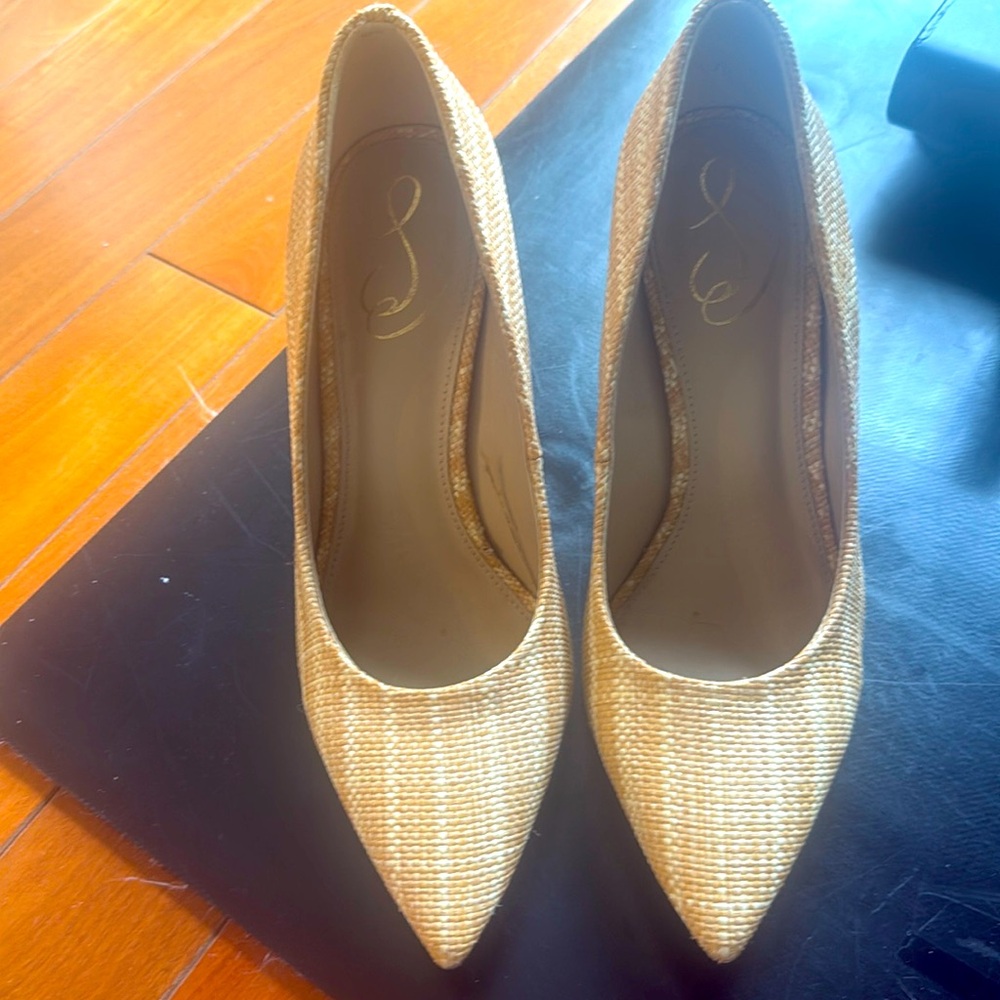 Sam Edelman raffia pump size 9